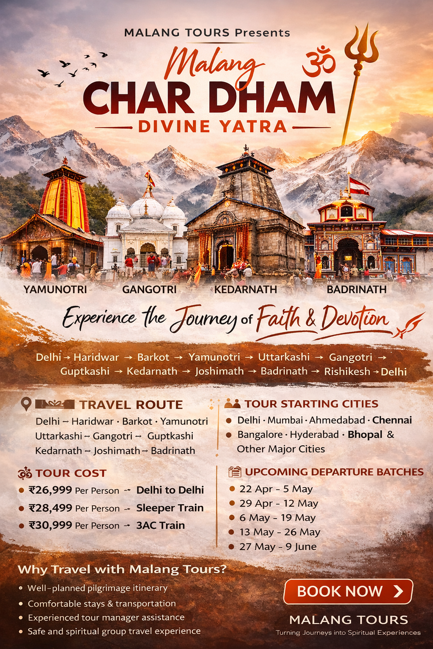Char Dham Divine Yatra tour brochure